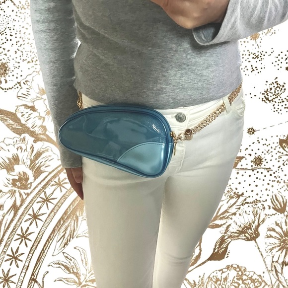 COPY - Dior Vintage Saddle Beauty Cosmetic Clutch to Crossbody Bag Shoulder Wai… - Picture 11 of 12